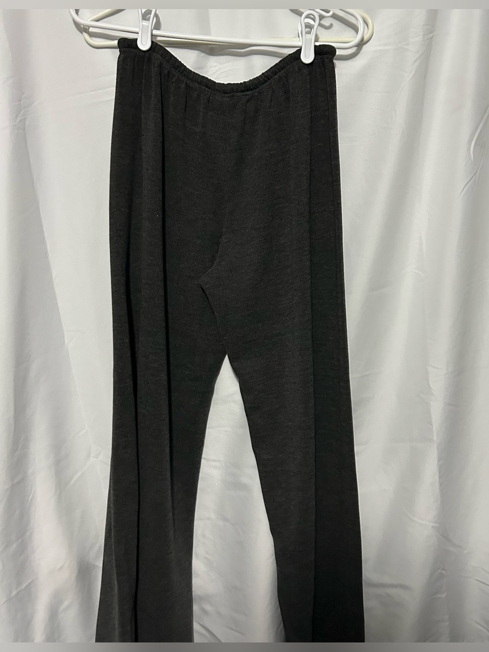 SHEIN Men's Black Knit Elastic-Waist Joggers